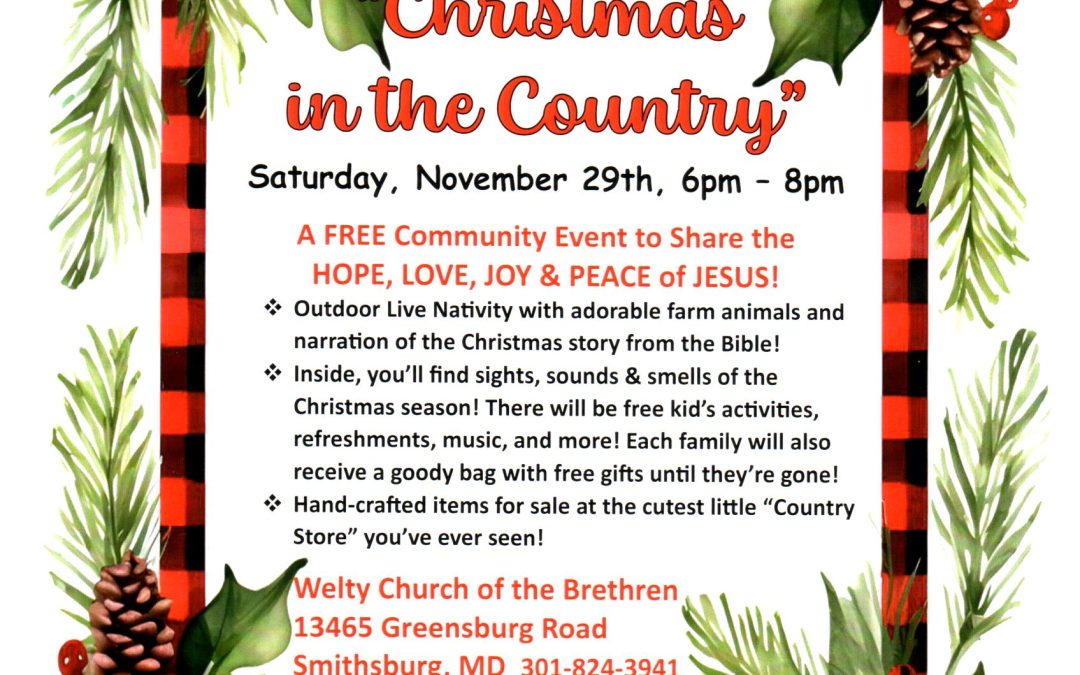 Christmas in the Country – Welty COB