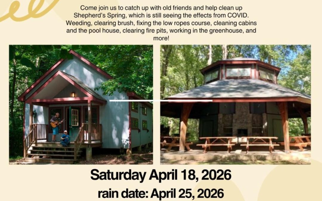 Shepherd’s Spring Reunion and Volunteer Day