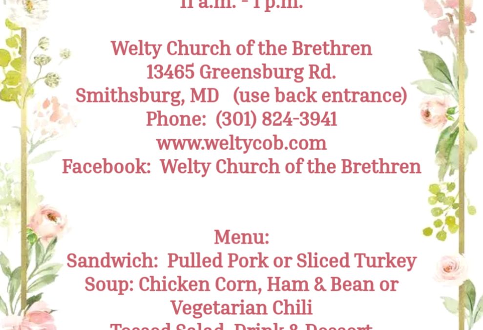 Community Free Lunch – Welty COB